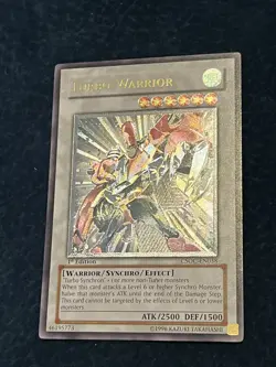 Turbo Warrior Grey Misprint Csoc 1st Ed Ultimate Rare Yugioh Crossroads Of Chaos - Image 2