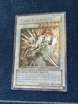 Turbo Warrior Grey Misprint Csoc 1st Ed Ultimate Rare Yugioh Crossroads Of Chaos - Image 5