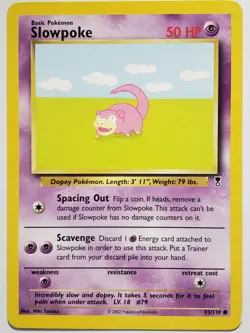 Slowpoke 93/110 - Legendary Collection Pokemon Card - Miki Tanaka Art - Image 1