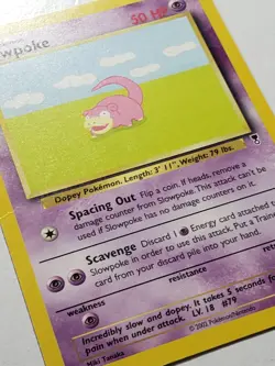 Slowpoke 93/110 - Legendary Collection Pokemon Card - Miki Tanaka Art - Image 2
