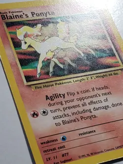 Blaine's Ponyta 93/132 VLP - Gym Heroes Pokemon Card - $2 Combined Shipping - Image 2