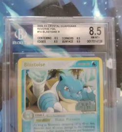 POKEMON BLASTOISE 14/100 CRYSTAL GUARDIANS HOLO ENG BGS 8.5 - Image 2