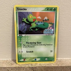 Treecko - Reverse Holo Stamped - 67/100 Crystal Guardians - Pokemon 2006 - MP - Image 1