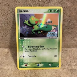 Treecko - Reverse Holo Stamped - 67/100 Crystal Guardians - Pokemon 2006 - MP - Image 2
