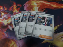 4x Playset Hilda 084/086 Sv: White Flare Pokemon TCG NM - Image 1