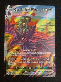 Pokemon Corviknight VMAX UR SWSH12: Silver Tempest Trainer Gallery TG19/TG30 NM - Image 1