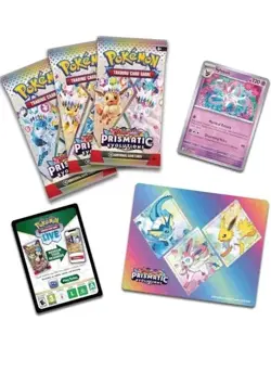 Pokemon TCG Scarlet Violet-Prismatic Evolutions Sylveon Tech Sticker Collection - Image 2