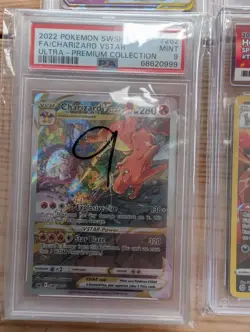 Pokemon TCG Charizard VSTAR SWSH262 Black Star Promo PSA 9 - Image 3
