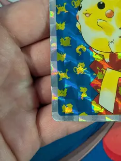 Pikachu Japanese Pokemon #25 Topsun Holo 1995 Pocket Monster Prism Sticker TCG - Image 2