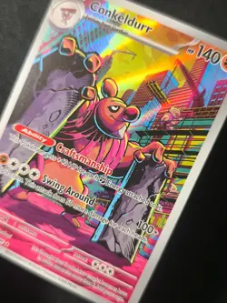 Conkeldurr - 127/086 - Illustration Rare - S&V: Black Bolt - Pokemon TCG - Image 4
