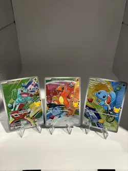 Pokemon TCG First Partner Illustration Collection Series 1 Kanto FULL GEN 1 Set - Image 1