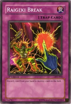 Raigeki Break SYE-050 Starter Deck: Yugi Evolution Yu-Gi-Oh Unlimited HP - Image 1