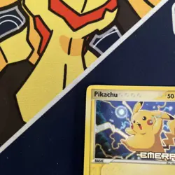 Pokemon Pikachu TCG EX Emerald Card 60/106 Stamped Reverse Holo - Image 3