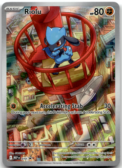 Riolu MEP 010 Promo Mega Evolution Pokemon Card NM - Image 1