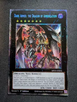 Yugioh! TCG - Dark Armed, the Dragon of Annihilation - Starlight Rare MP25-EN036 - Image 1