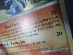 GLISCOR HOLO POKEMON CARD 4/90 HGSS UNDAUNTED VERY LIGHTLY PLAYED EX+ - Image 2
