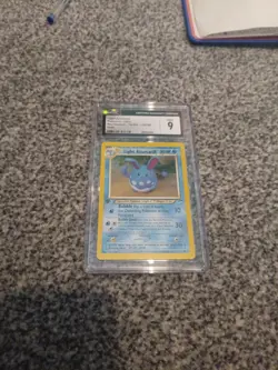 Pokemon TCG Light Azumarill Holo Card 13/105 Neo Destiny WOTC 1st Edition CGC 9 - Image 1