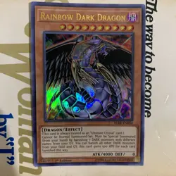 Rainbow Dark Dragon BLRR-EN054 Ultra Rare Holo 1st Edition YuGiOh Card TCG - Image 1