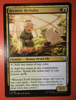 MTG: AVATAR, THE LAST AIRBENDER, HERMATIC HERBALIST, UNCOMMON, NM,0226, REG. - Image 1