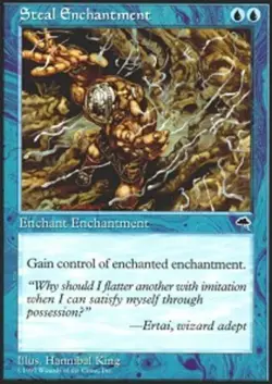 1x Steal Enchantment Moderate Play MTG Magic - Kid Icarus - - Image 1