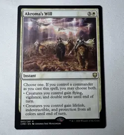 Akroma's Will Commander Legends Regular - Image 1