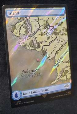 LotR Island Surge Foil. #716 Lord Of The Rings Magic the Gathering - Image 1