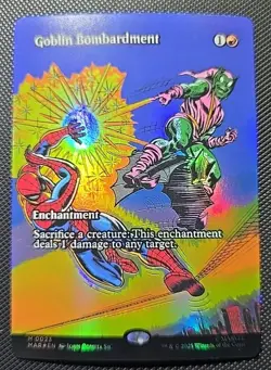 Goblin Bombardment (Borderless Foil) Marvel Universe Eternal-Legal Foil - Image 1