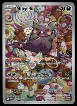 Pokemon Cards Morpeko 206/182 Paradox Rift Illustration Rare NM - Image 1