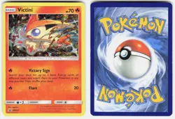 Victini - SM225 Holo Promo Sun & Moon Promo Pokemon Lightly Played - Image 1