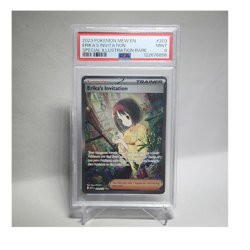 Pokemon Erika's Invitation 203/165 Scarlet & Violet Holo Special Illust. psa 9 - Image 1