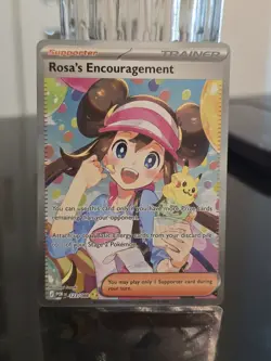 Rosa’s Encouragement 123/088 Special Illustration Rare Pokemon TCG Perfect Order - Image 1