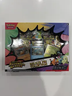 Pokemon TCG Ascended Heroes First Partners Deluxe Pin Collection Sealed - Image 1
