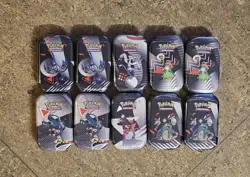 Lot Of 10 Pokemon Scarlet & Violet Black Bolt and White Flare Mini Tin - Image 1