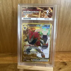 Pokemon TCG N's Zoroark EX 189/159 Journey Together Graded ACE 9 Mint - Image 1