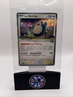 2025 Pokemon Scarlet & Violet Promo Hop’s Snorlax Journey Together Stamp 184 - Image 1
