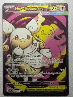 Mega Audino ex 253/217 Ultra Rare Ascended Heroes Pokemon Near Mint - Image 1
