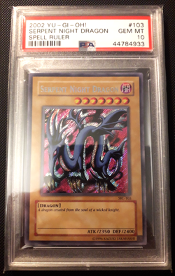 Yu-Gi-Oh! Serpant Night Dragon, SRL-103, Secret Rare, 2. Ed., Englisch, PSA 10 - Image 2