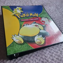 Pokemon 1999 Vintage Trading Card Album Binder Folder Original WOTC Snorlax - Image 3