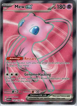 Mew ex 193/165 SV: Scarlet & Violet 151 - Pokemon Card - NM - Image 1