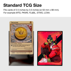 MTG Card Sleeves 105PCS | Manga/Anime Style | Clan Stone Fist | Foil Finish - Image 2