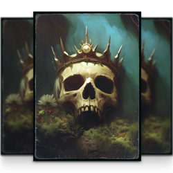 MTG Card Sleeves 105PCS | Vintage fantasy style | Monarch | Matte Finish - Image 1