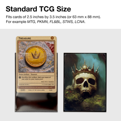 MTG Card Sleeves 105PCS | Vintage fantasy style | Monarch | Matte Finish - Image 2