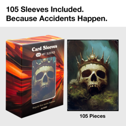 MTG Card Sleeves 105PCS | Vintage fantasy style | Monarch | Matte Finish - Image 3