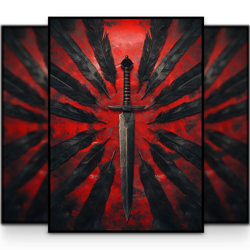 MTG Card Sleeves 105PCS | Dark Fantasy Style | Cult of Crows | Matte Finish - Image 1