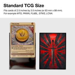 MTG Card Sleeves 105PCS | Dark Fantasy Style | Cult of Crows | Matte Finish - Image 2