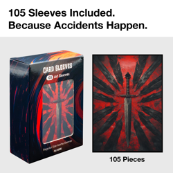 MTG Card Sleeves 105PCS | Dark Fantasy Style | Cult of Crows | Matte Finish - Image 3