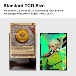 MTG Card Sleeves 105PCS | Manga/Anime Style | Clan Steel Leaf | Foil Finish - Image 2