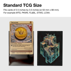 MTG Card Sleeves 105PCS | Vintage fantasy style| The Dungeon | Matte Finish - Image 2
