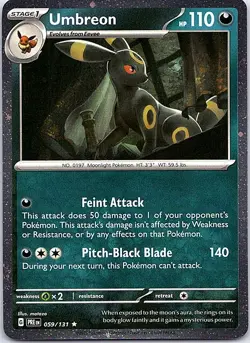 Umbreon - 059 (Cosmos Holo) Holo Rare Miscellaneous Cards & Products 059/131 NM - Image 1