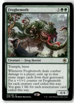 Froghemoth 184 Rare Adventures in the Forgotten Realms Magic: The Gathering NM - Image 1